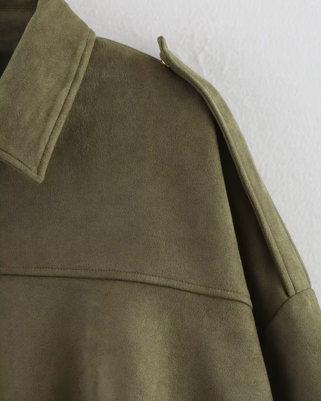 Groene Cropped Damesjas