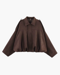 Bruine Cropped Damesjas