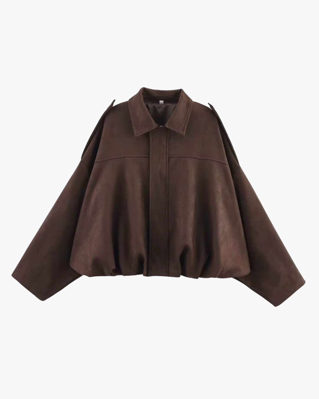Bruine Cropped Damesjas