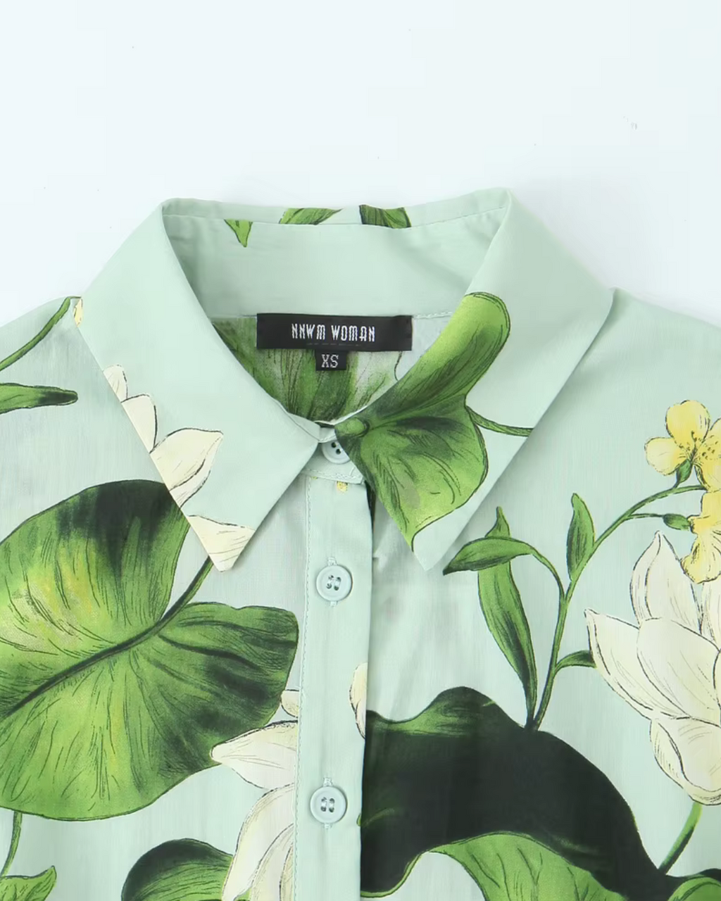 Mintgroene Bloemenjurk met Strikceintuur