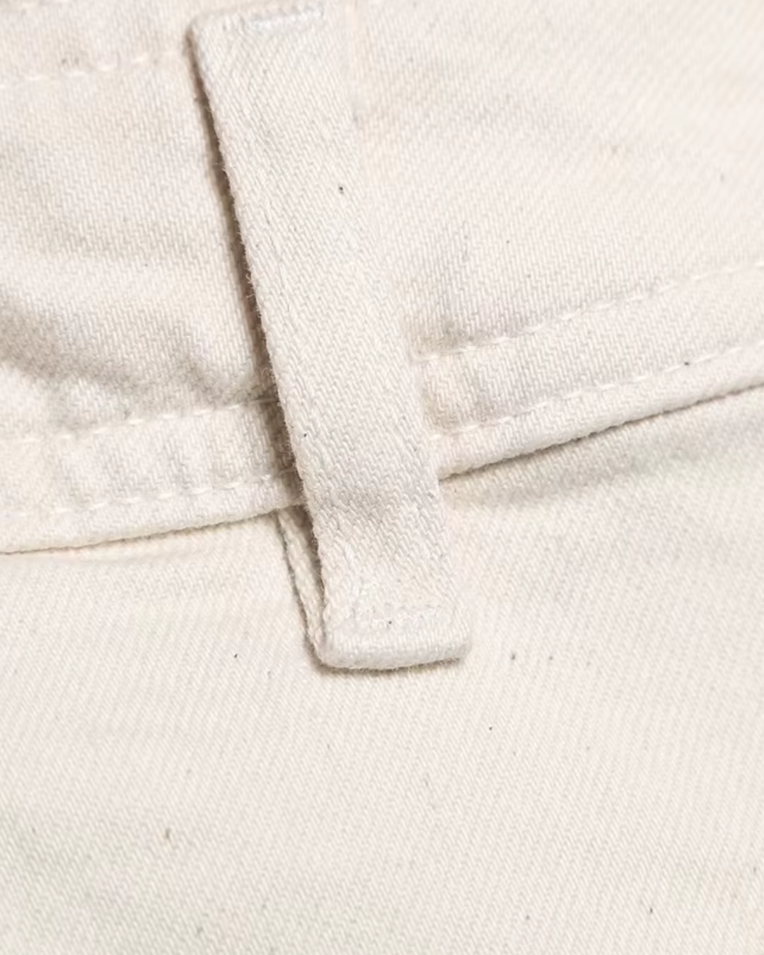Crème Wide Leg Broek met Hoge Taille
