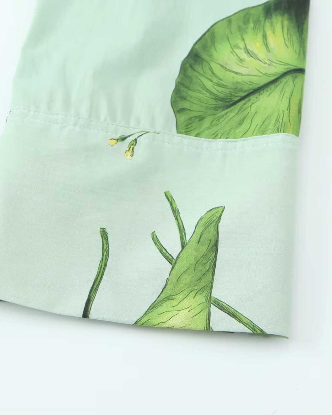 Mintgroene Bloemenjurk met Strikceintuur