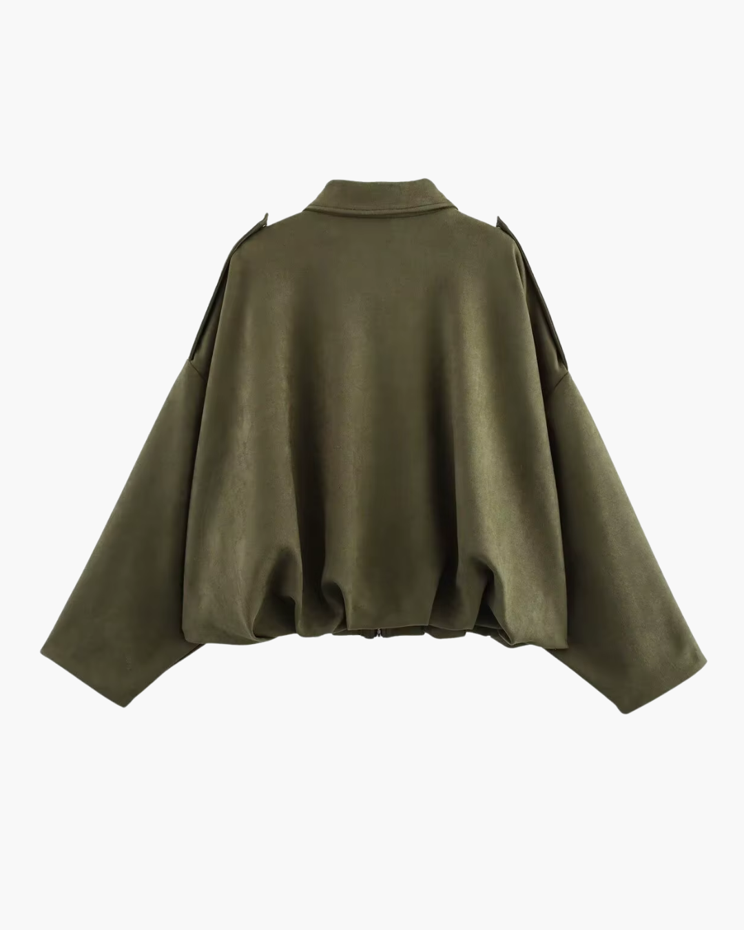 Groene Cropped Damesjas